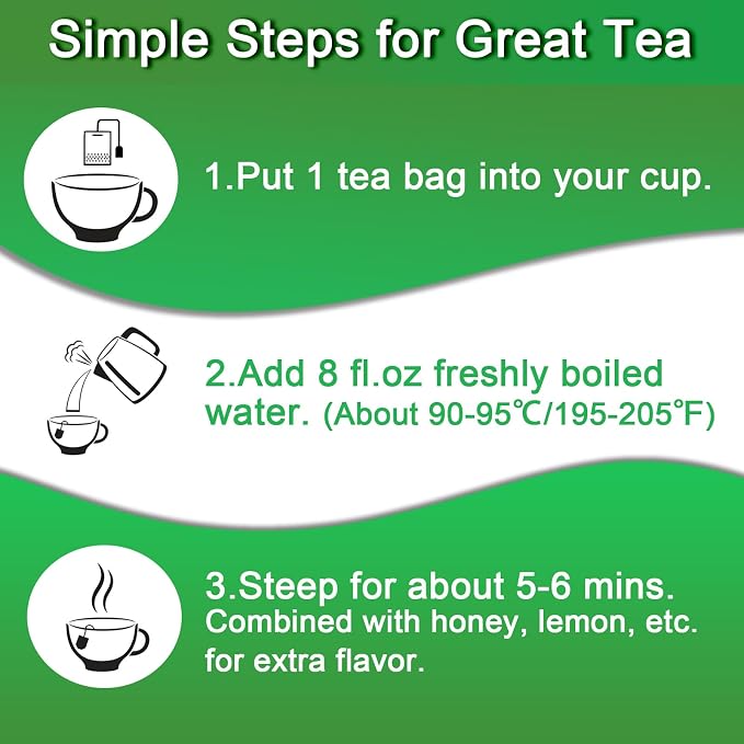 FullChea - Thyme Tea Bags, 40 Count, Dried Thyme Leaves | 100% pure dried thyme herbal tea, Non-GMO & caffeine-free, easy to brew hot or iced