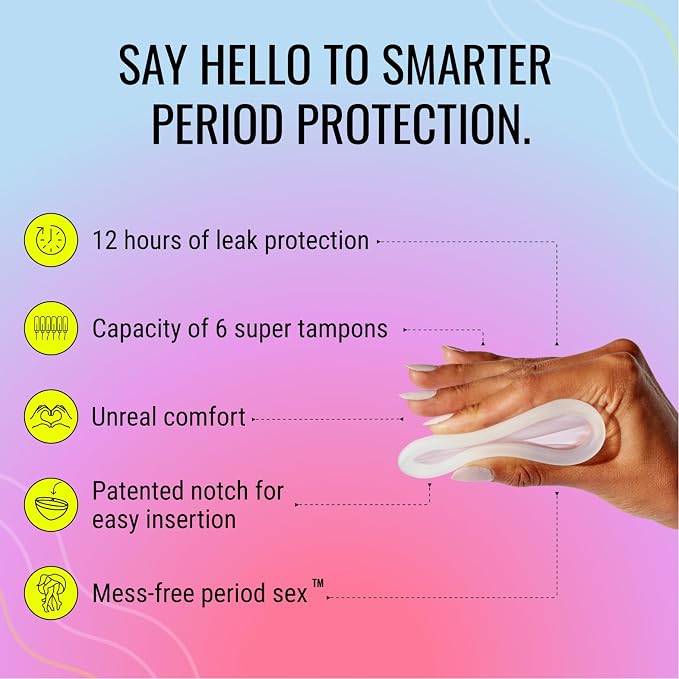 Flex Reusable Disc Starter Bundle | Reusable Menstrual Disc with Flex Wash and 2 Packs Wipes