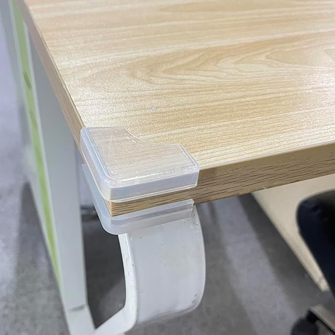 Food-Graded Silicone Clear Thin Corner Protectors, Baby Proofing Table Edge Guards, Pre-Taped Single-Side Adhesive for Kids Child Safety, Cabinets Counter Furniture Bumpers (12, 1/5x4/5 in (Width))