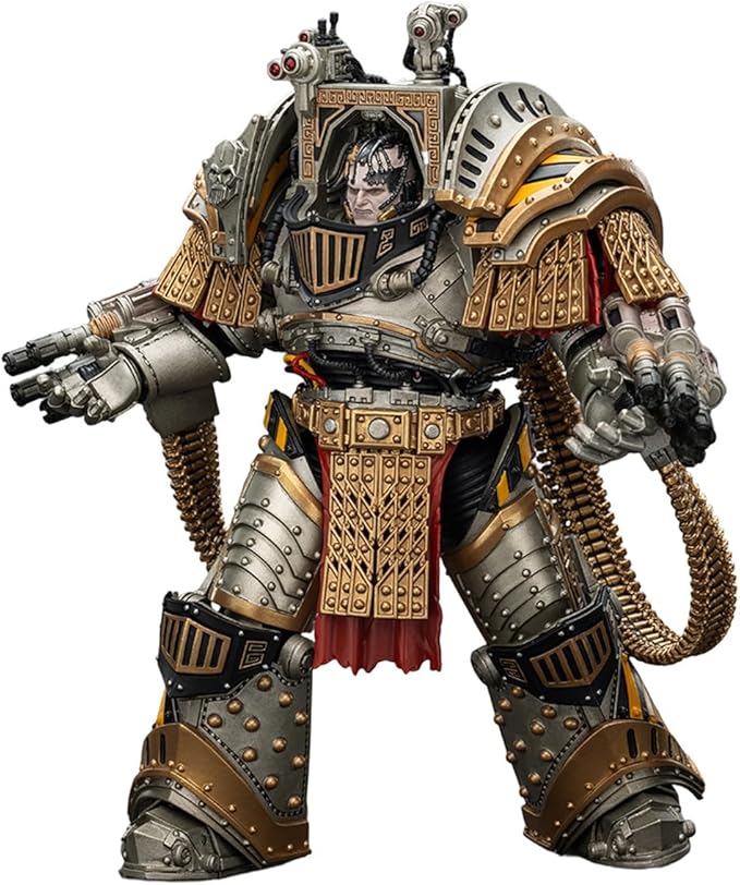 JOYTOY Warhammer 40,000 The Horus Heresy 1/18 Action Figure Iron Warriors Perturabo, Primarch of The lVth Legion Collection Model Birthday Gift Pre Order