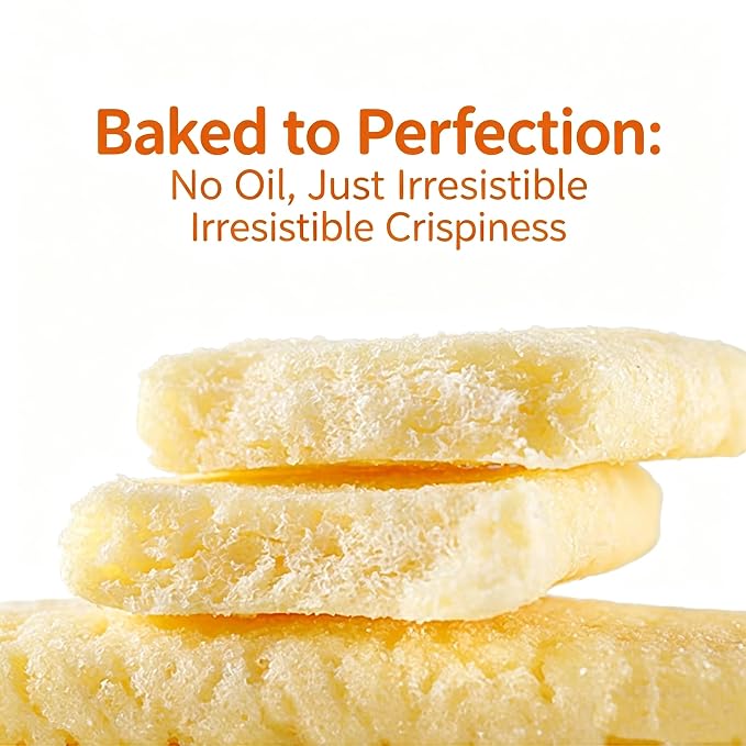 Korean Milk Rice Snacks – Creamy Milk Flavor, Crispy & Crunchy, Individually Wrapped, 10.6 oz (300g) per Bag