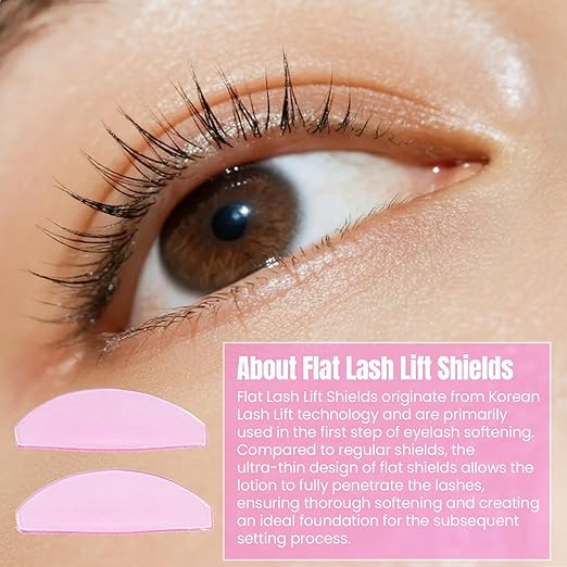 Libeauty 3 Pcs Value Pack, Lash Lift Glue Balm & Korean Flat Shields Kit with Lash Lift Ribbon, Salon and DIY Use, 1mm Ultra Thin Soften Pads, Strong Adhesive Balm, Adhesion-Secured Ribbon