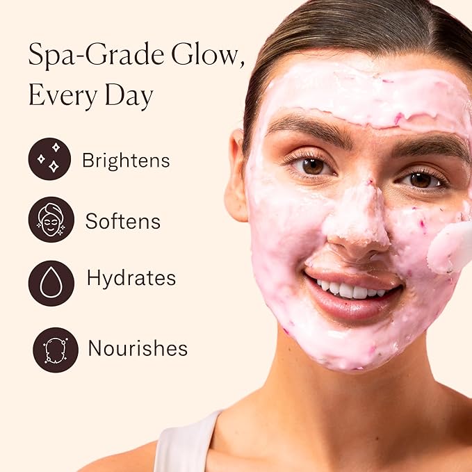 Jelly Mask for Facials - 12 Flavors Hydrating & Brightening Jelly Face Masks | Free Jade Roller & Spatula | Bulgarian Rose, Lavender, Hyaluronic Acid, 24K Gold face mask skin care |Vajacial Jelly Mask