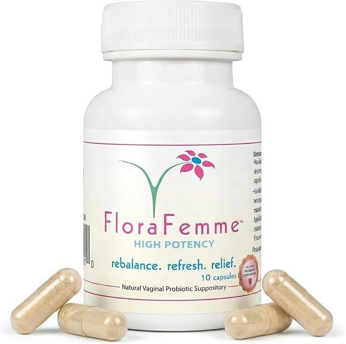 pH Vaginal Probiotics Suppository - Supports pH Balance of Yeast & Bacteria for Feminine Freshness. Supports Restoration of Healthy Vaginal Flora & Eliminates Vaginal Odor