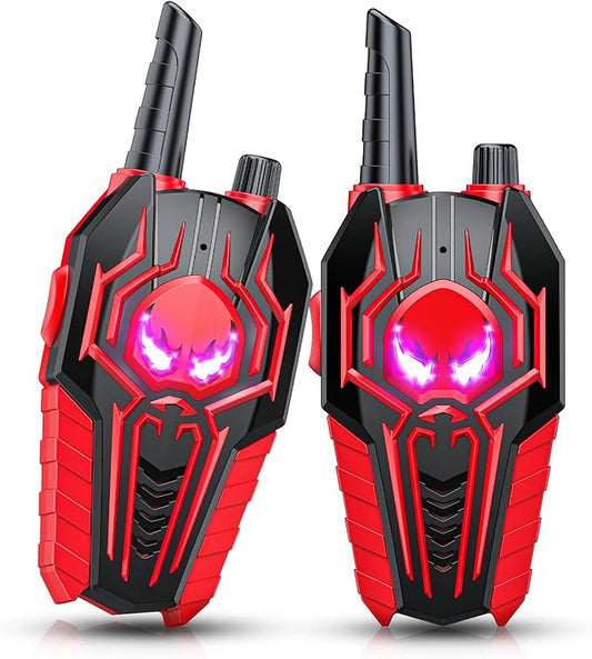 Kids Walkie Talkies for Boys: Toys Gifts for 3 4 5 6 7 8 Year Old Boys Kids Walkie Talkies 2 Pack Outdoor Hiking Camping 2 Way Radio Toy Age 3-8 Year Old Boy Girl Birthday Gifts Ages 5-7