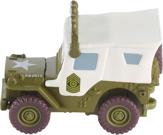 Disney Pixar Cars Sarge With Roof Lights Die-Cast Vehicle
