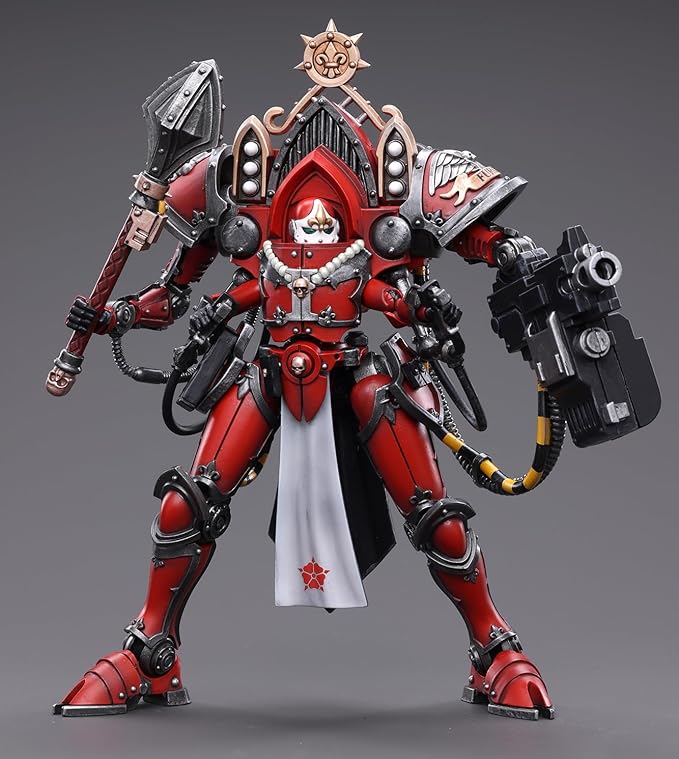 JOYTOY Warhammer 40K 1/18 Action Figures, Adepta Sororitas Paragon Warsuit Sister Merewal Perfect for Collectors & Decor, Ideal Gift for Birthdays, Christmas, Character Figure - JT4508