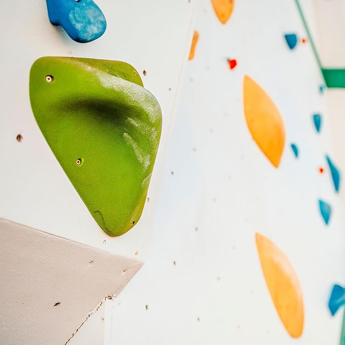 PATIKIL Rock Climbing Holds, Climbing Rock Wall Grips Play Set Climber Attachments with Single Holes for Playground