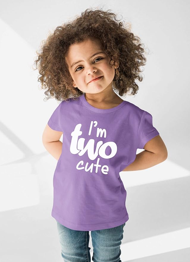 2nd Birthday Outfits for Toddler Girls im Two Cute Shirt Girl 2 Years Old Second Birthday