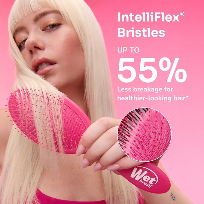 Wet Brush Original Detangler Hair Brush, Elemental Blue, Ultra-Soft IntelliFlex Bristles, Detangling Bristles Glide Through Tangles (Wet Dry & Damaged Hair), Women & Men