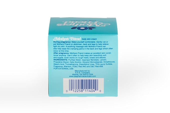 1 Pack of Mothers Friend Body and Skin Cream, for Stretched Tight and Dry Skin of Pregnancy