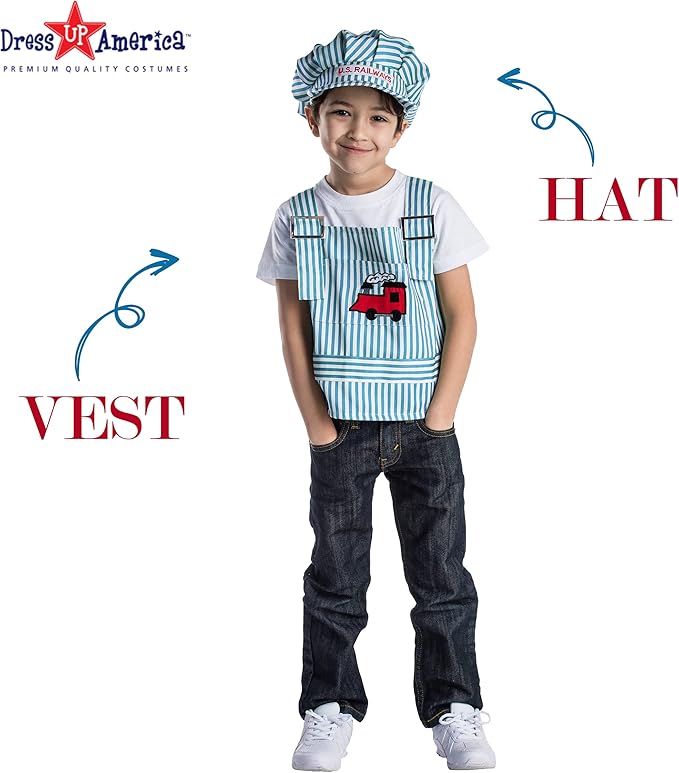 Dress Up America Dress-Up Costumes - Kids Pretend Play Sets - Role-Play Costume Clothes for Toddlers