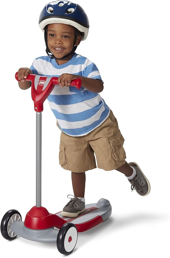 Radio Flyer, My First Scooter for ages 2-5, Toddler Scooters with three wheels and wide deck for stability (Amazon Exclusive)