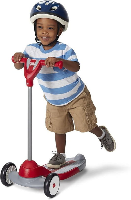 Radio Flyer, My First Scooter for ages 2-5, Toddler Scooters with three wheels and wide deck for stability (Amazon Exclusive)