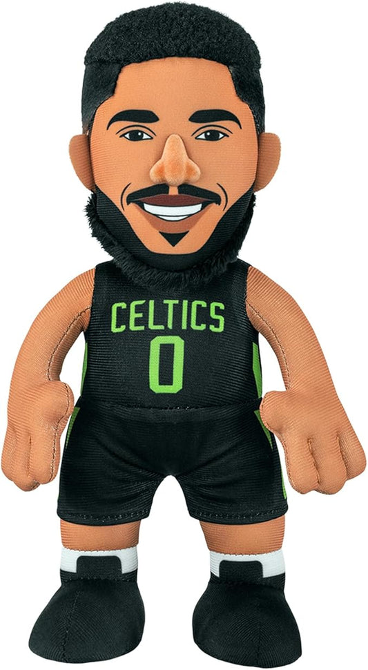 Bleacher Creatures Boston Celtics Jayson Tatum 10" NBA Plush Figure(City Edition '24-'25) - A Superstar for Play Or Display