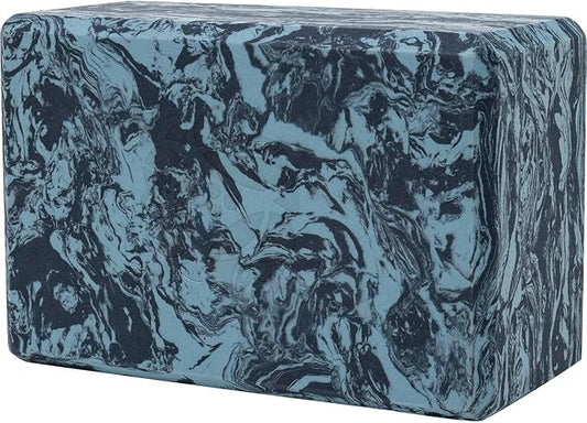 Hugger Mugger 4 in. Foam Yoga Block - Strong and Stable, Beveled Edges for Comfort, Most Favored Block Size, Helps with Alignment and Support in Many Poses