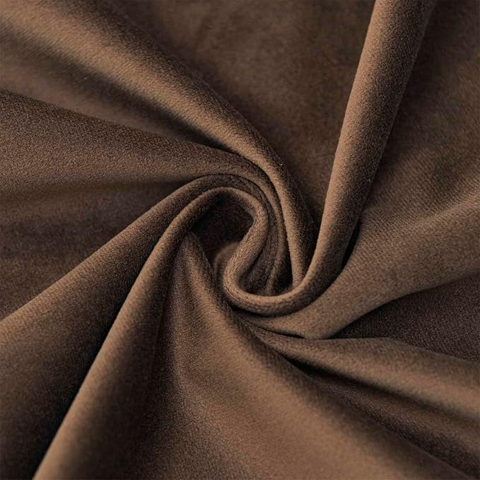 14x24 Pillow Covers Set of 2 Decorative Velvet Throw Pillow Covers,Brown | Luxury Red Cushion Covers with Invisible Zipper for Couch Sofa Bed Living Room Bedroom Home Decor