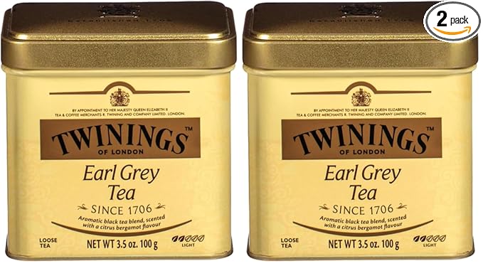 Twining Tea Loose Earl Grey, 3.5 oz (Pack of 2)