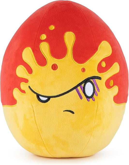 Jay Franco Toikido Plush Pillow Buddy - Soft Plushie Stuffed Pillow, 13 Inches Red - Bad Egg