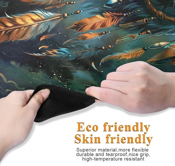 Skull Yoga Mat for Women Men 71" x 26" Non Slip Exercise & Fitness Mat 1mm Thick Workout Mat for Yoga, Pilates, Come with Storage Bag