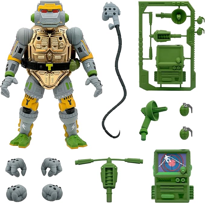 Super7 ULTIMATES! Teenage Mutant Ninja Turtles Metalhead - 7" TMNT Action Figure with Accessories Classic Cartoon Collectibles and Retro Toys