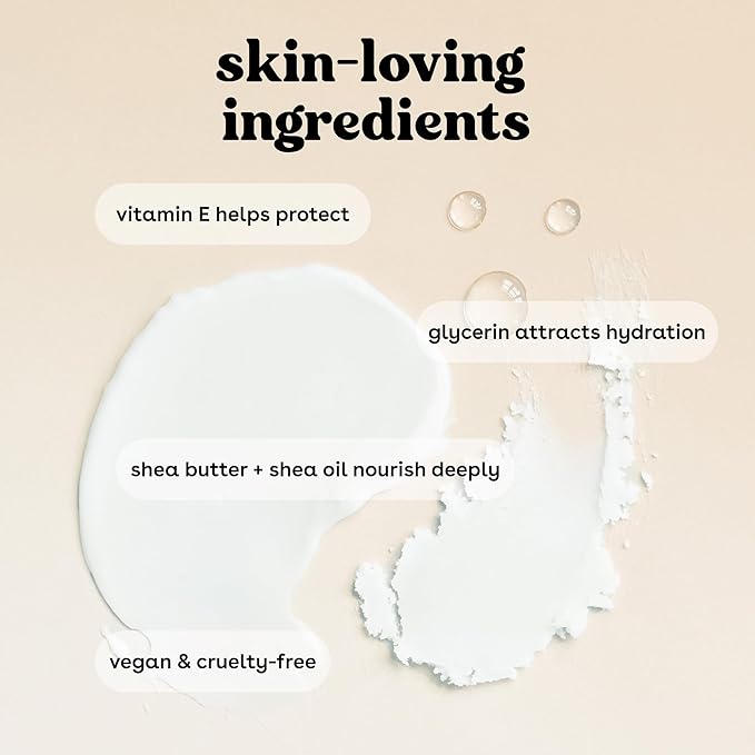 eos Shea Better Body Lotion Coconut Waters, 24-Hour Moisture Skin Care, Lightweight & Non-Greasy, Natural Shea, Vegan, Coconut Body Lotion, 16 fl oz