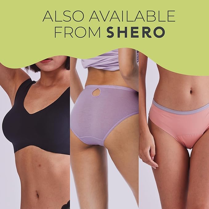 Shero Lace Thong Period - Maternity, Postpartum Panties, and Moisture Control Underwear for Women & Teens - 1 & 3 Pack