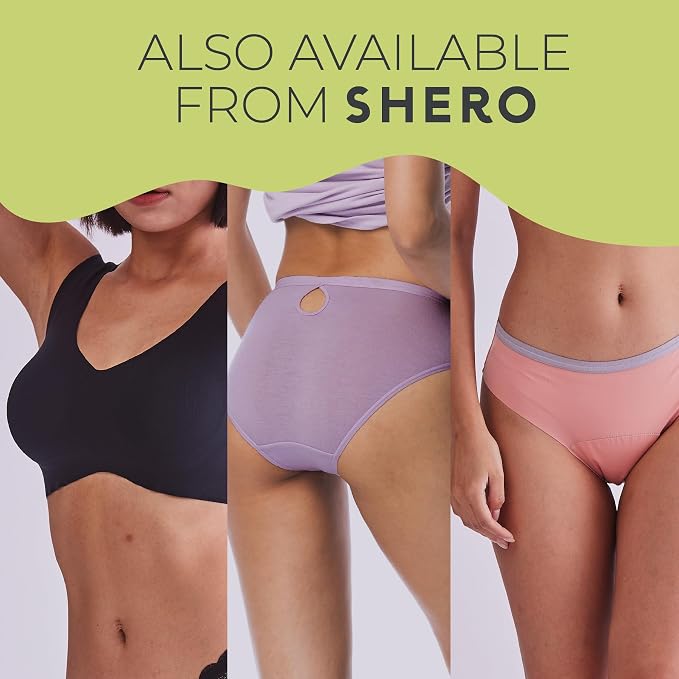 Shero Lace Thong Period - Maternity, Postpartum Panties, and Moisture Control Underwear for Women & Teens - 1 & 3 Pack