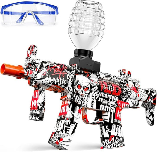 Anstoy Gel Ball Blaster, Splat Gun Toy Automatic for Outdoor Activities-Shooting Team Game, Christmas, Halloween, Birthday Gifts for Ages 14+ (Red)