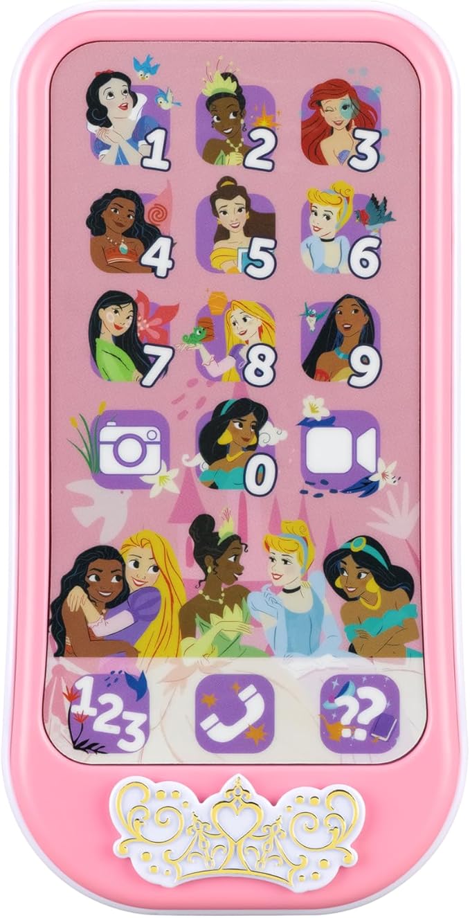 Disney Princess Toy Phone for Kids, Toddler Toys Designed for Fans of Disney Princess Toys