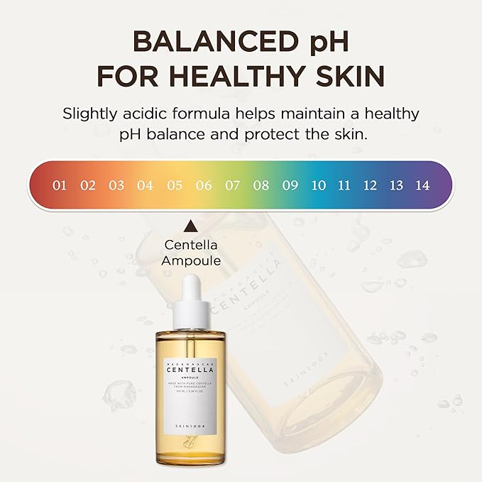 SKIN1004 Madagascar Centella Asiatica Ampoule Facial Serum 1.85 fl.oz, 55ml, Soothes Acne Prone and Sensitive Skin