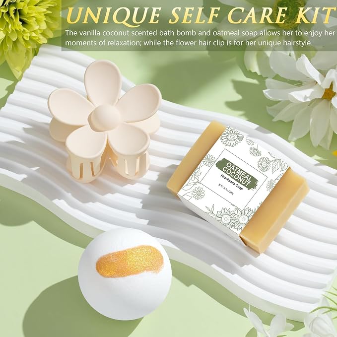 Birthday Gifts for Women Get Well Soon Spa Gift Baskets Self Care Package | Thinking of You After Surgery Thank You Gifts Set, Relaxation Christmas Sunflower Gifts for Women Mom Best Friend Sister Wife