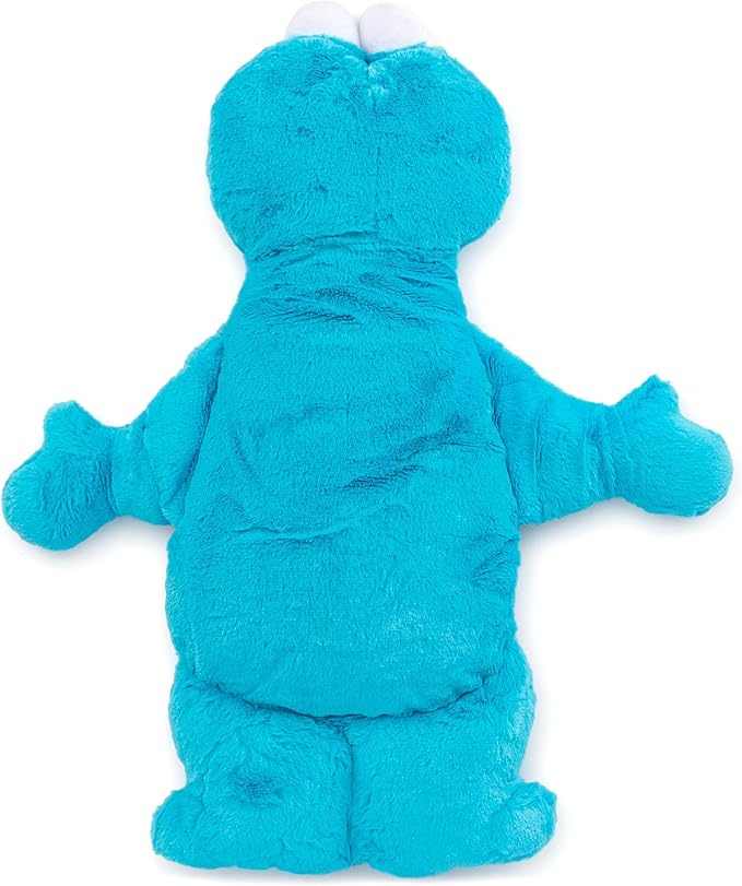 Jay Franco Sesame Street Plush Stuffed Cookie Monster Large Pillow Buddy - Super Soft Polyester Microfiber, 22 inch (Official Sesame Street Product)