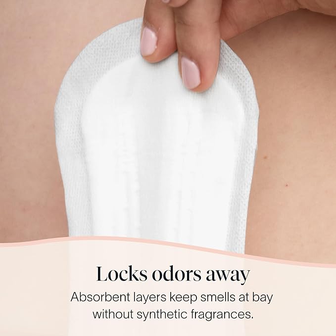 Cora 100% Organic Cotton Topsheet Bladder Liners (78 Regular Bladder Liners)