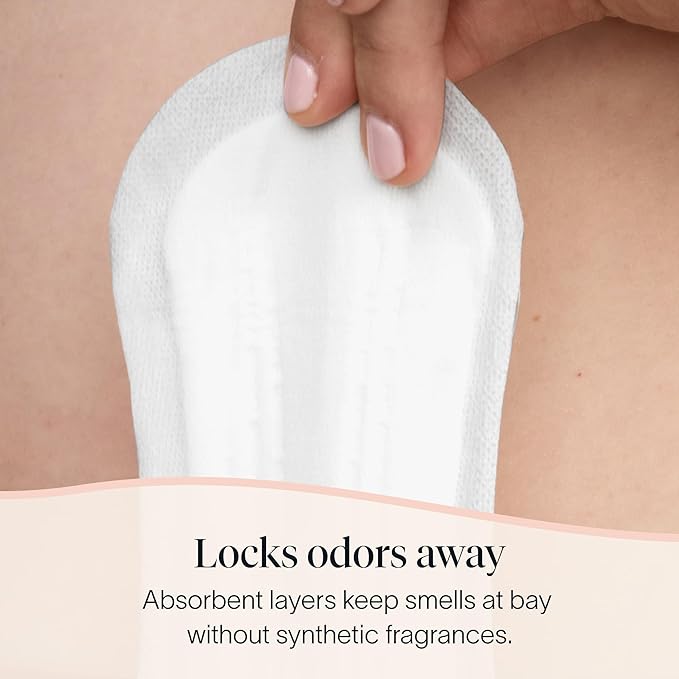 Cora 100% Organic Cotton Topsheet Bladder Liners (50 Extra Long Bladder Liners)