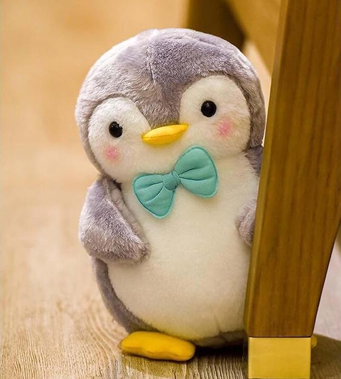 Stuffed Penguin Plush Ocean Animals Toys Dolls Decorations Gifts for Kids Boys Girls 10 Inches (Blue)