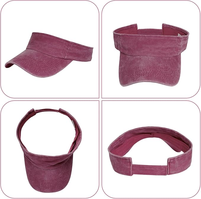 Marrywindix 1 Piece of Sport Wear Athletic Visor Sun Sports Visor Hat Visor Adjustable Cap for Women and Men