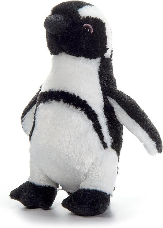 The Petting Zoo African Blackfoot Penguin Stuffed Animal Plushie, Gifts for Kids, Scoopz Zoo Animals, Penguin Plush Toy 8 Inches