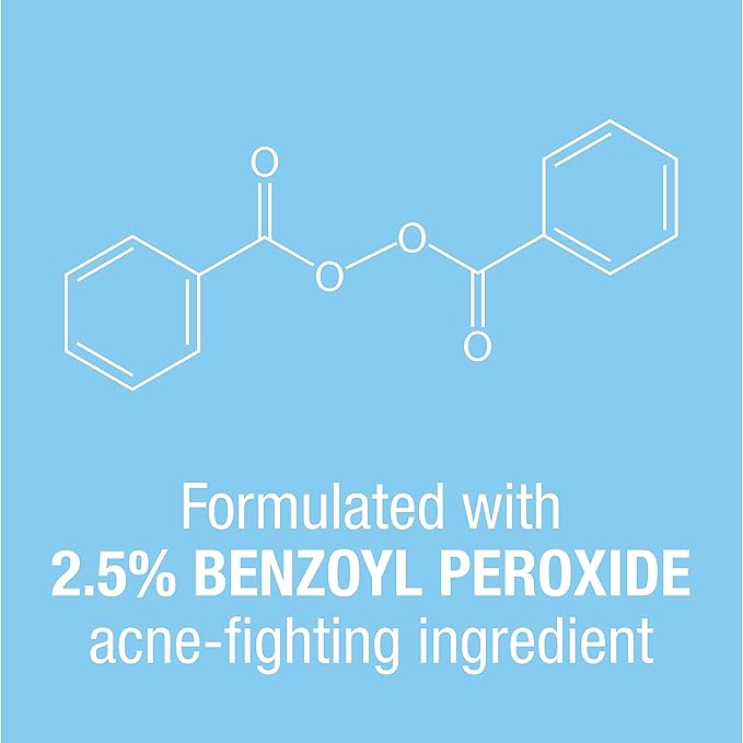 Neutrogena Acne Treatment with Benzoyl Peroxide | Gel | For Face | 0.75 oz | Pack of 2