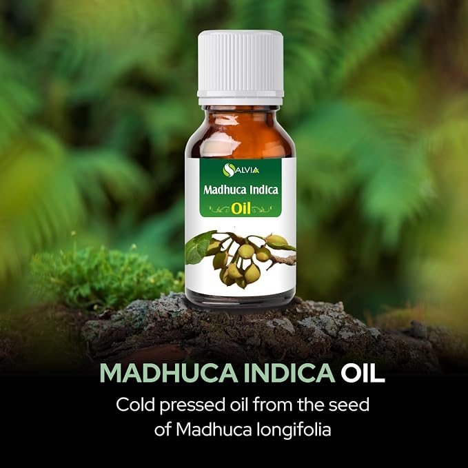 Madhuca Indica Oil (Mahua) 100% Natural & Pure Undiluted Uncut Cold Pressed Carrier Oil Perfect for Aromatherapy Therapeutic Grade - 100 ML