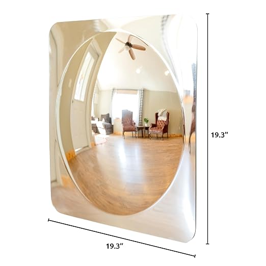 Spark & Wow Sensory Wall Toddler Mirror | Large | 1 Bubble | for Ages 6m+ | Easy-to-Clean Acrylic | Stimulate Cognitive Development