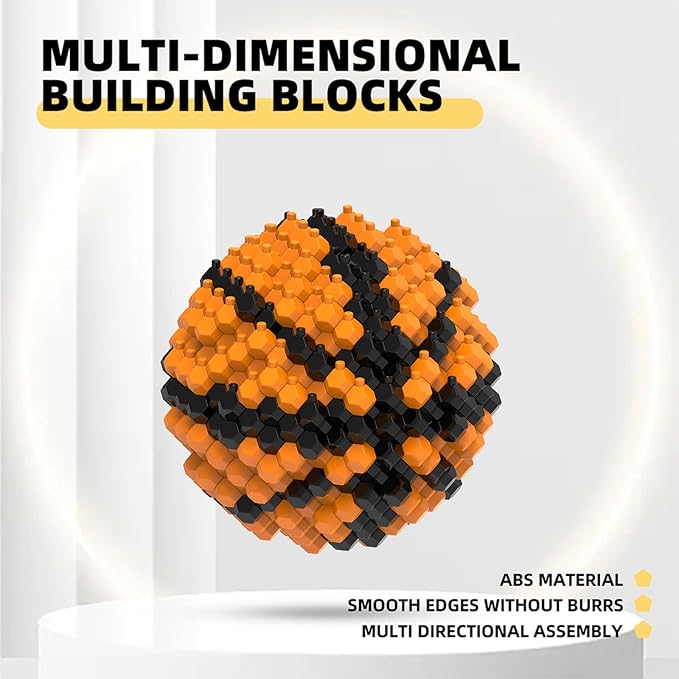 Basketball Block Set, Adults challenging STEM Block Decorations, Miniature 3D Educational Toys for Ages 14 and Above,(239 Pieces)