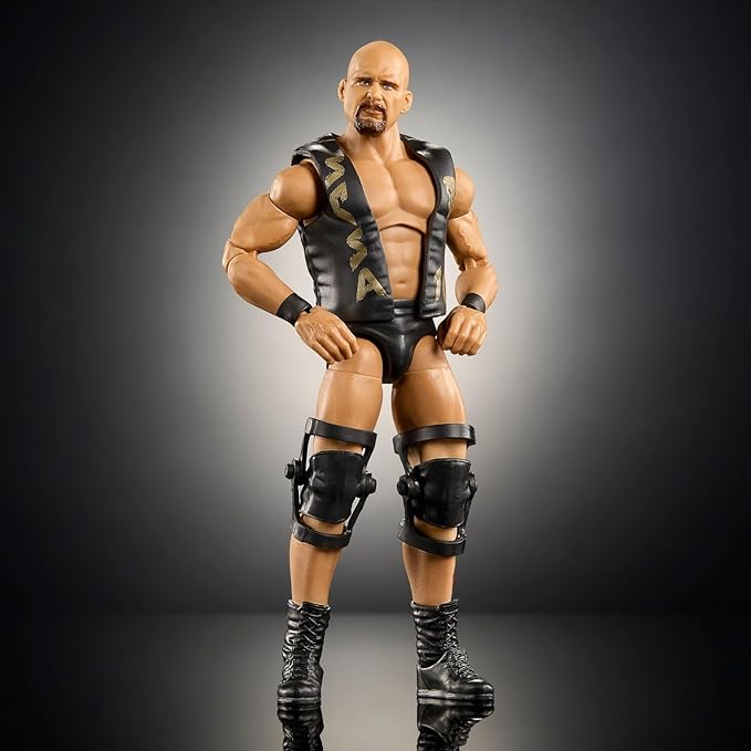 WWE Stone Cold Steve Austin Elite Greatest Hits 8 Toy Wrestling Action Figure