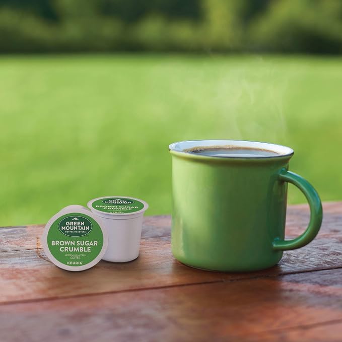 Green Mountain Coffee Roasters Brown Sugar Crumble Keurig Single-Serve K-Cup pods, Medium Roast Coffee, 72 Count