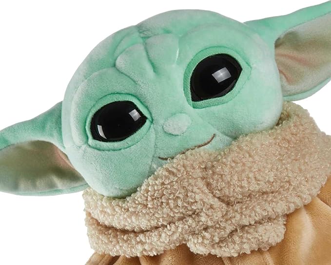 Mattel Star Wars Grogu Plush Toy, 8-inch Character Figure from Star Wars The Mandalorian, Soft Doll in Classic Look