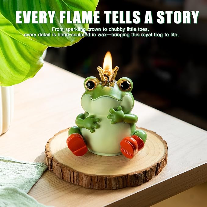 Frog Prince Aromatherapy Scented Vegetable Wax Candle