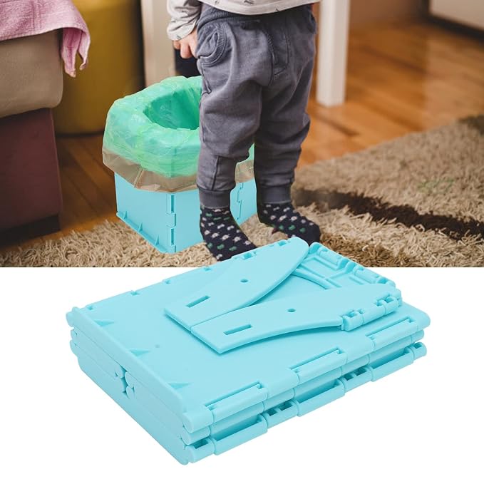 Travel Potty for Kids, Reusable Portable Folding Potty for Toddler, Toilet for Outdoor Camping, Toddler Potty Seat for Outdoor Emergency Camping