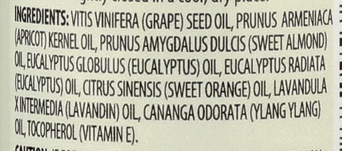 Aura Cacia Eucalyptus Massage Oil, 4 FZ