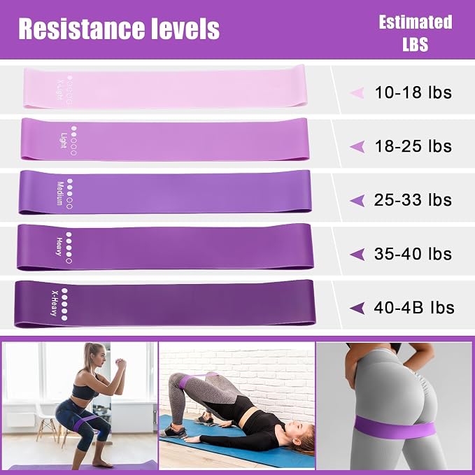 Silipull 10 Pcs Pilates Ring Blocks Set for Women Home Yoga Equipment Accessories Pilates Ring Circle and Ball Workouts Gift Include Ball Yoga Circle Resistance Bands Block Straps Gym Bag
