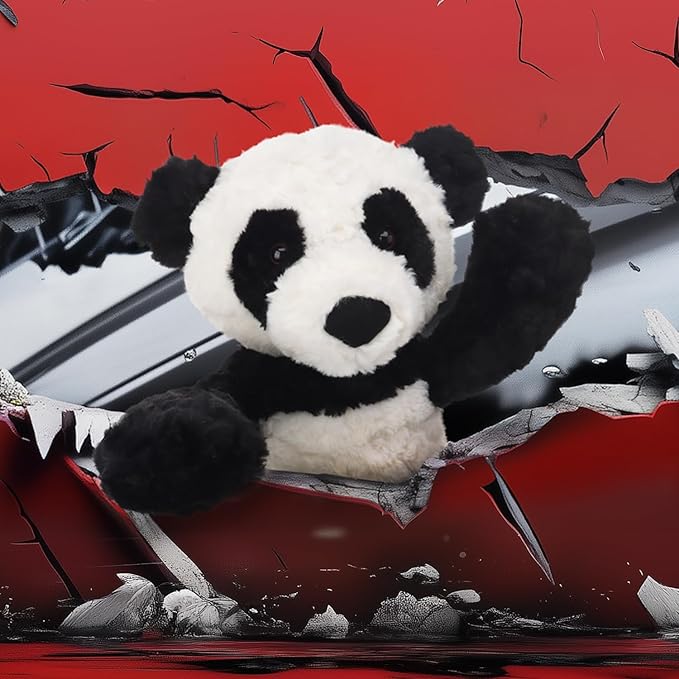 Apricot Lamb Toys Plush Panda Bear Stuffed Animal Soft Cuddly Perfect for Child Black and White Panda